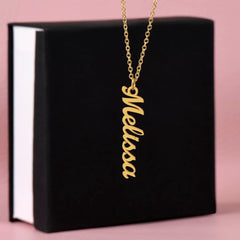 Personalized Vertical Name Necklace – Trendy Custom Gift
