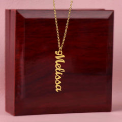 Personalized Vertical Name Necklace – Trendy Custom Gift